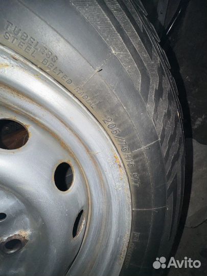 Зимние колеса на штампах r15