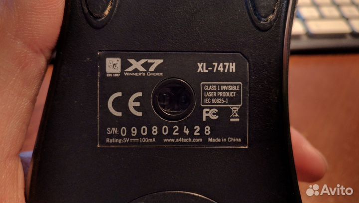 Игровая мышь a4tech x7 XL-747h