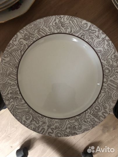 Тарелка обеденная Мока Браун 26,5 см