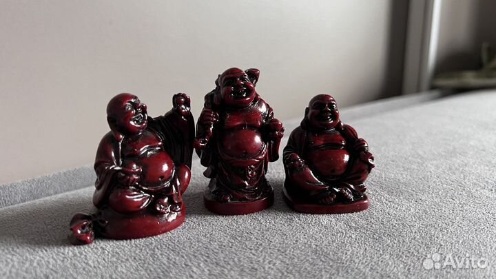 Фигурки Будды, 3 шт