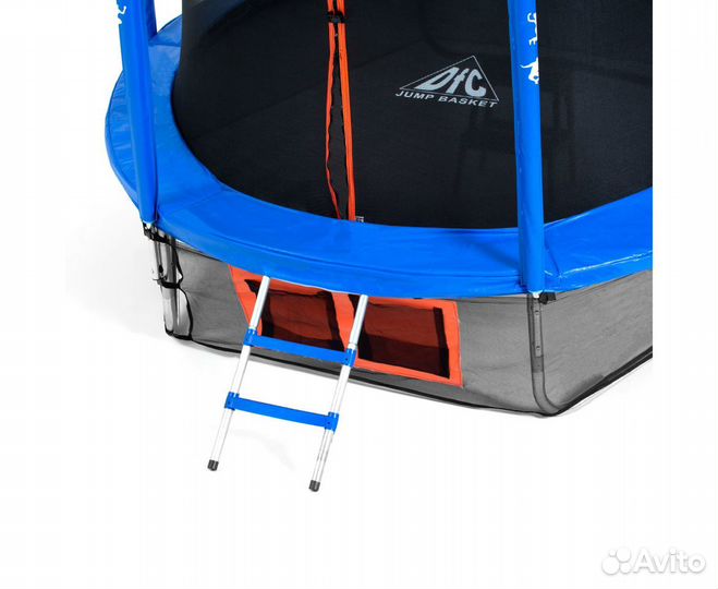 Батут с сеткой DFC jump basket 14 ft