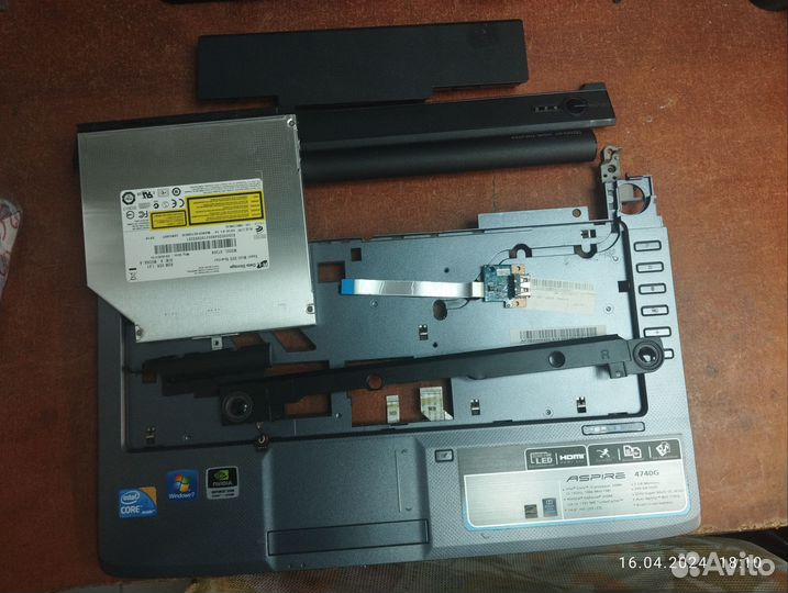 Ноутбук acer aspire 4740 на запчасти