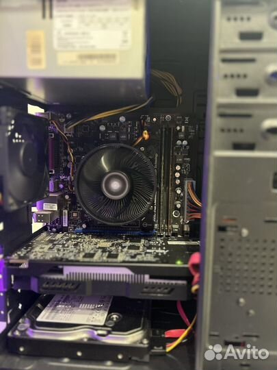 Игровой пк/i5-2500/R7-250x/Полный комплект