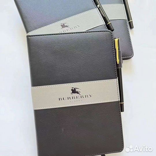 Блокнот Burberry с ручкой