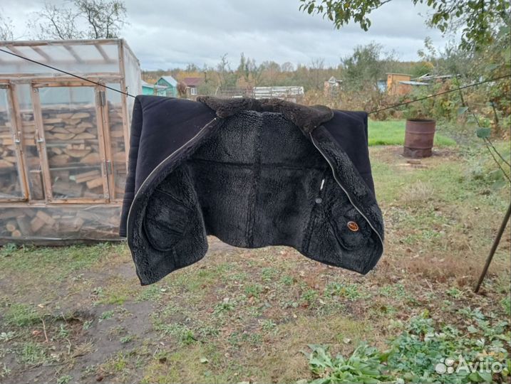 Дубленка - Тулуп мужская. Почти новая. Мягкая