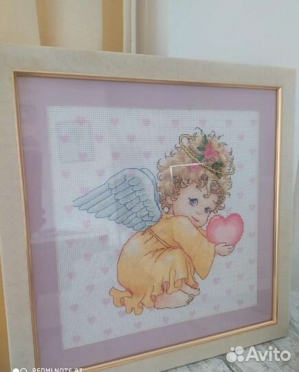 Картина вышивка крестом. 40 на 40 см