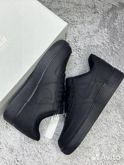 Кроссовки Nike Air Force 1 Black (36-45)