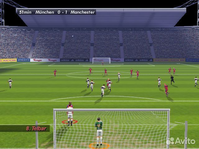 Uefa Striker, б/у, английский (PS One)