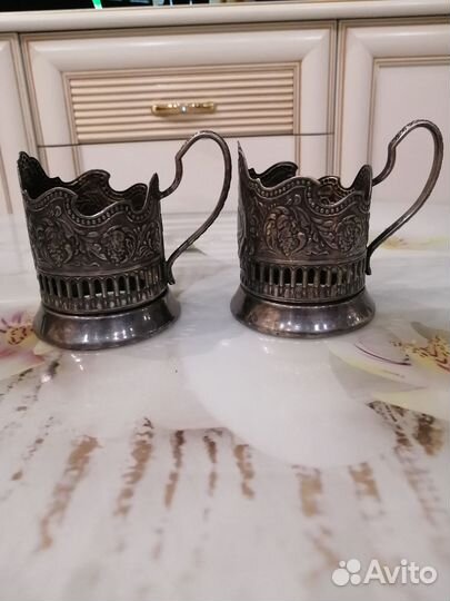 Подстаканник мельхиор