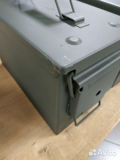 Армейский стальной ящик, зеленый, 3 шт