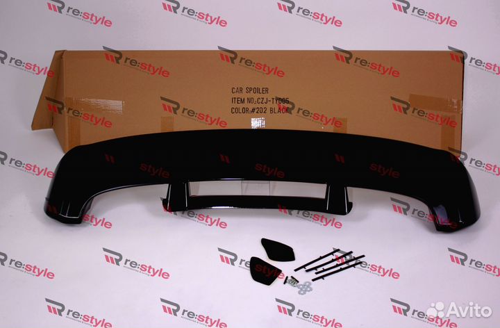 Спойлер наверх Toyota Land Cruiser 100 Чёрный 202