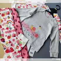 Новые пижамы Mothercare 86 для девочки