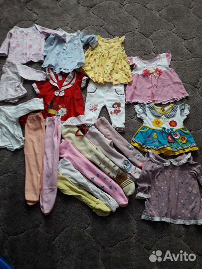 Пакет вещей на девочку