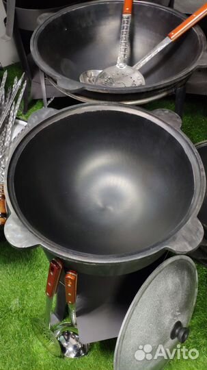 Чугунный казан на 10 литров