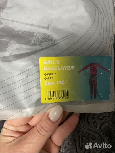 Термо белье для девочки 104