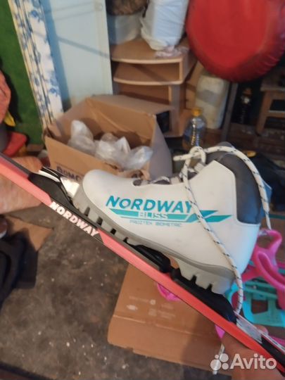 Лыжи беговые детские 130 с ботинками