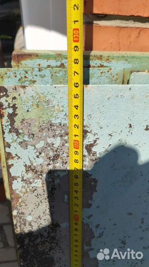 Ворота гаражные металлические бу