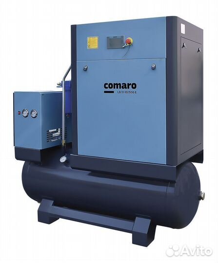 Компрессор 11 кВт винтовой на ресивере