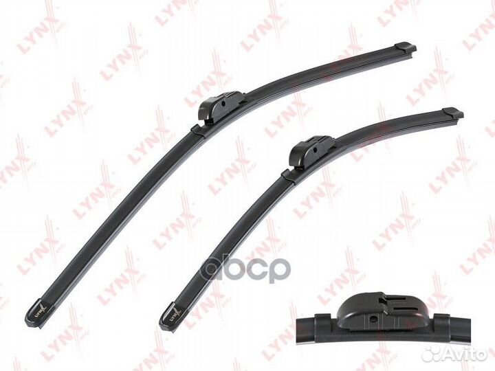 Щетка стеклоочистителя бескаркасная, комплект 5