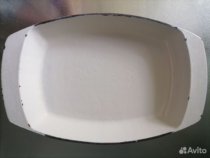 Блюдо чугунное эмалированное СССР