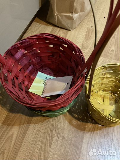 Корзина деревянная