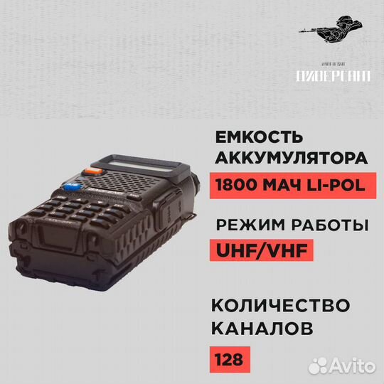 Радиостанция Baofeng UV-5R