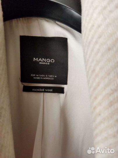 Пальто mango шерсть