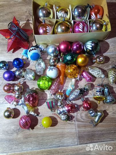 Елочные игрушки СССР