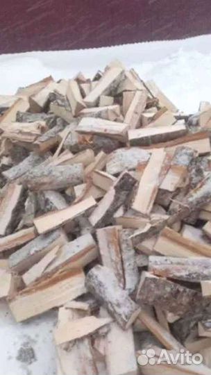 Дрова березовые. Колотые