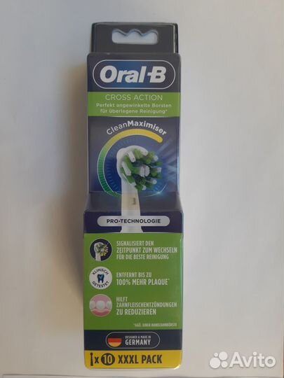 Насадки для з.щеток Oral-B Cross Action 10 шт