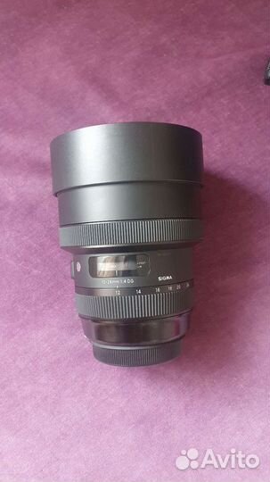 Объектив sigma 12-24mm F4 DG HSM Art, canon EF