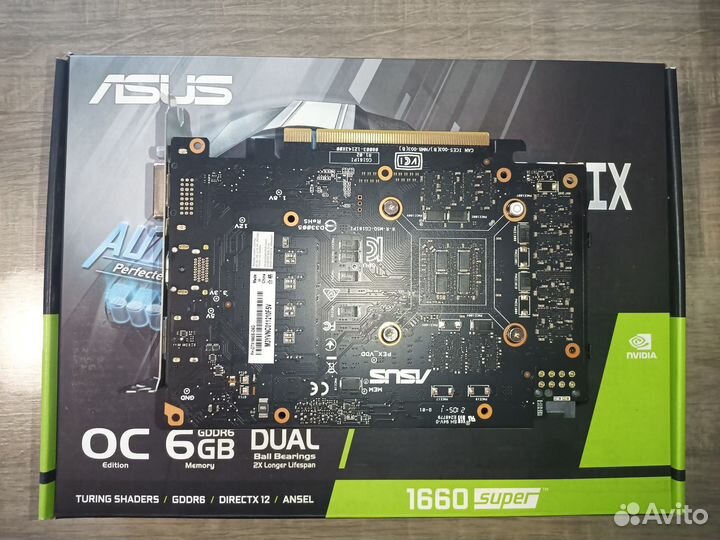 Asus Phoenix GTX 1660 super OC 6gb