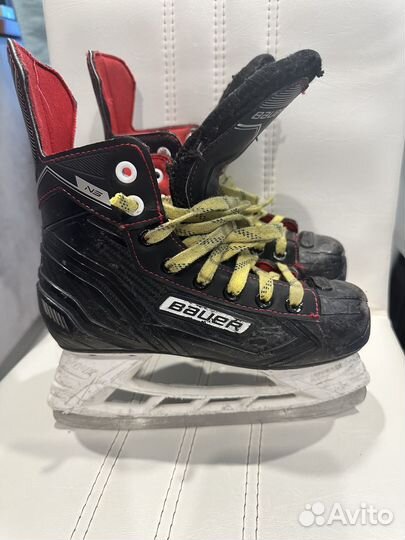 Коньки хоккейные bauer Jr 2.0. 21.8см