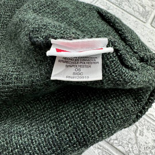 Шапка Levis Gray Knitted Beanie Hat x Cambodia