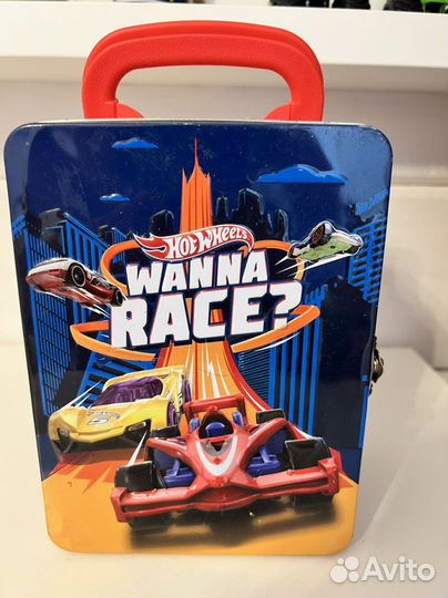 Кейс для хранения машинок Hot Wheels+машинки