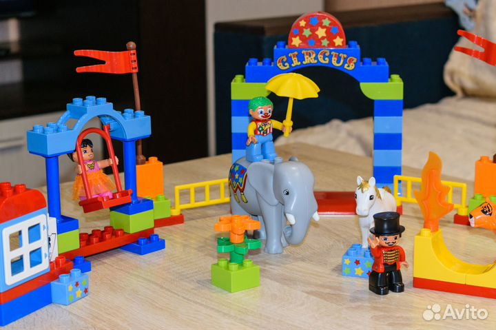 Lego Duplo 10504 и 10550 Мой первый цирк