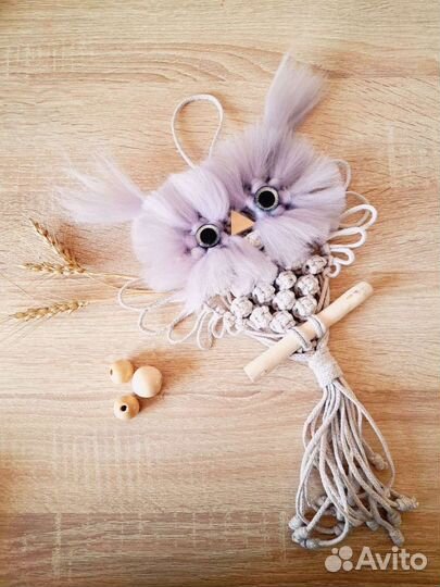 Совушка макраме