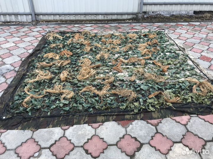 Маскировочная сеть камыш