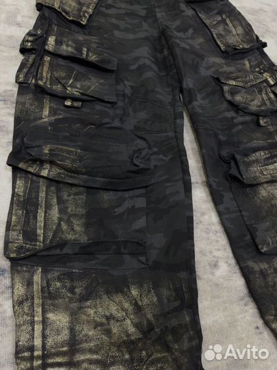 Camo cargo pants XL