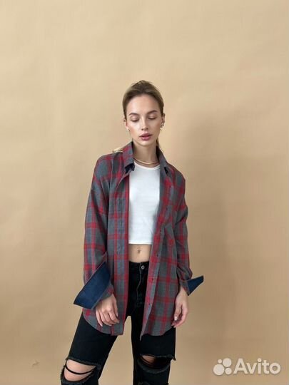 Рубашка оверсайз Zara Levi's Uniqlo Pinterest