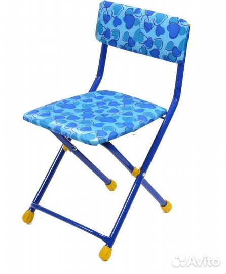 Детский складной стул с мягким сиденьем
