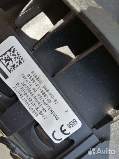 Руль с подушкой range rover Evoque