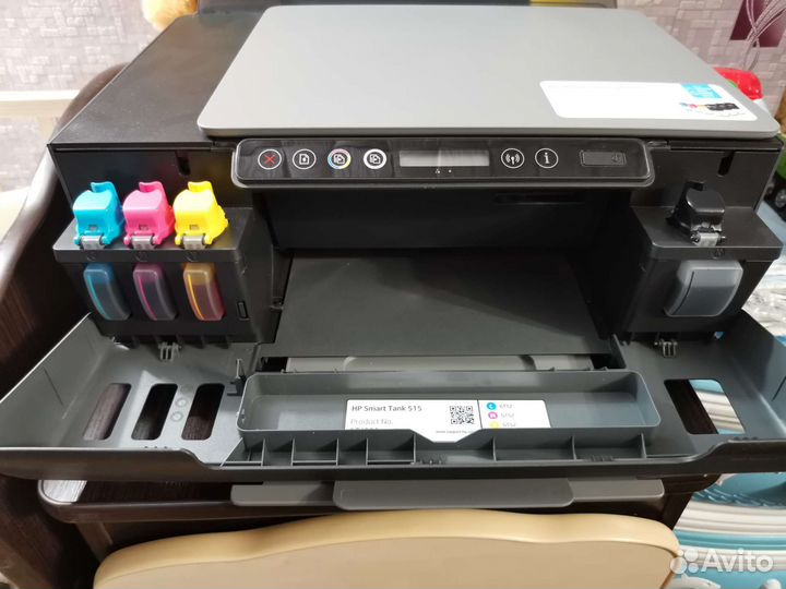 Цветной принтер мфу струйный HP Smart Tank 515