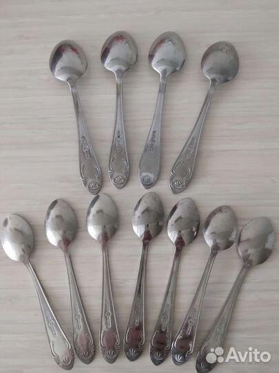 Набор чайных и кофейных ложек СССР (б/у)