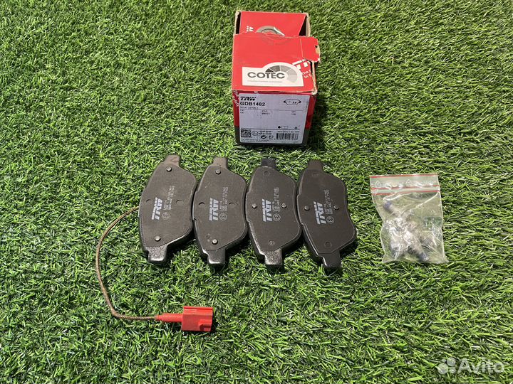 Колодки тормозные TRW передние Citroen Fiat