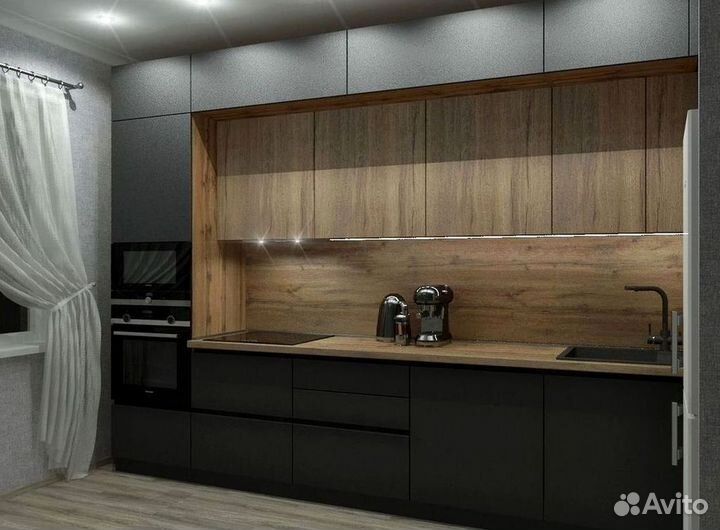 Кухонный гарнитур прямой на заказ