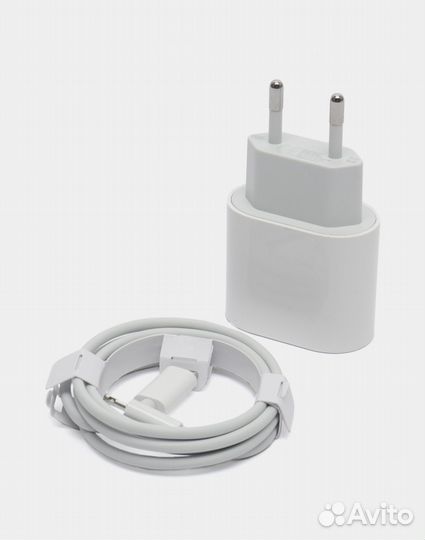 Зарядка на iPhone 20w Блок и провод lighting