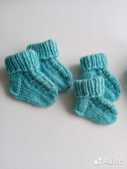 Носочки детские вязаные
