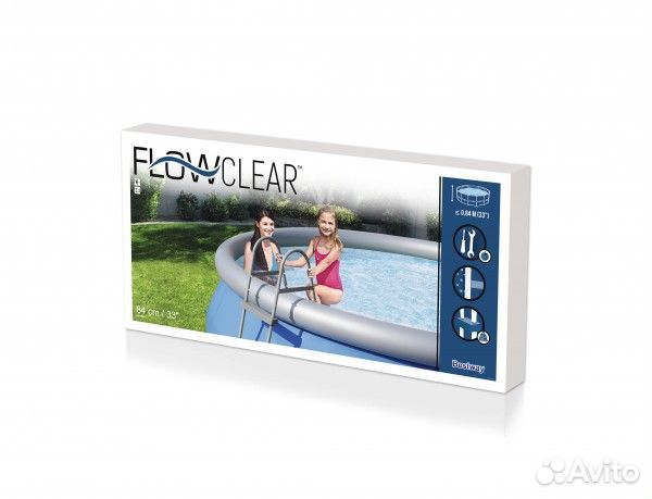 Лестница для бассейна Bestway 84 см 58430