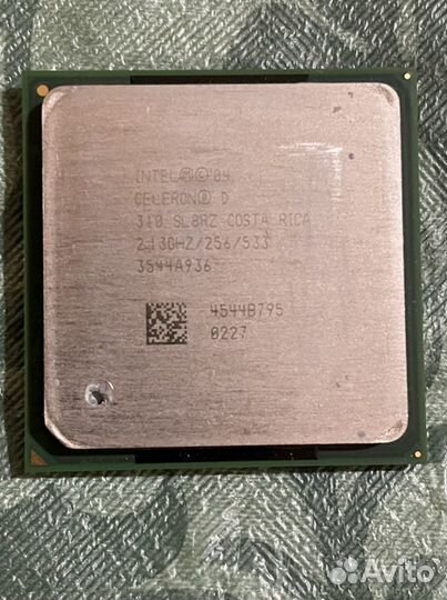 Процессоры intel celeron/pentium
